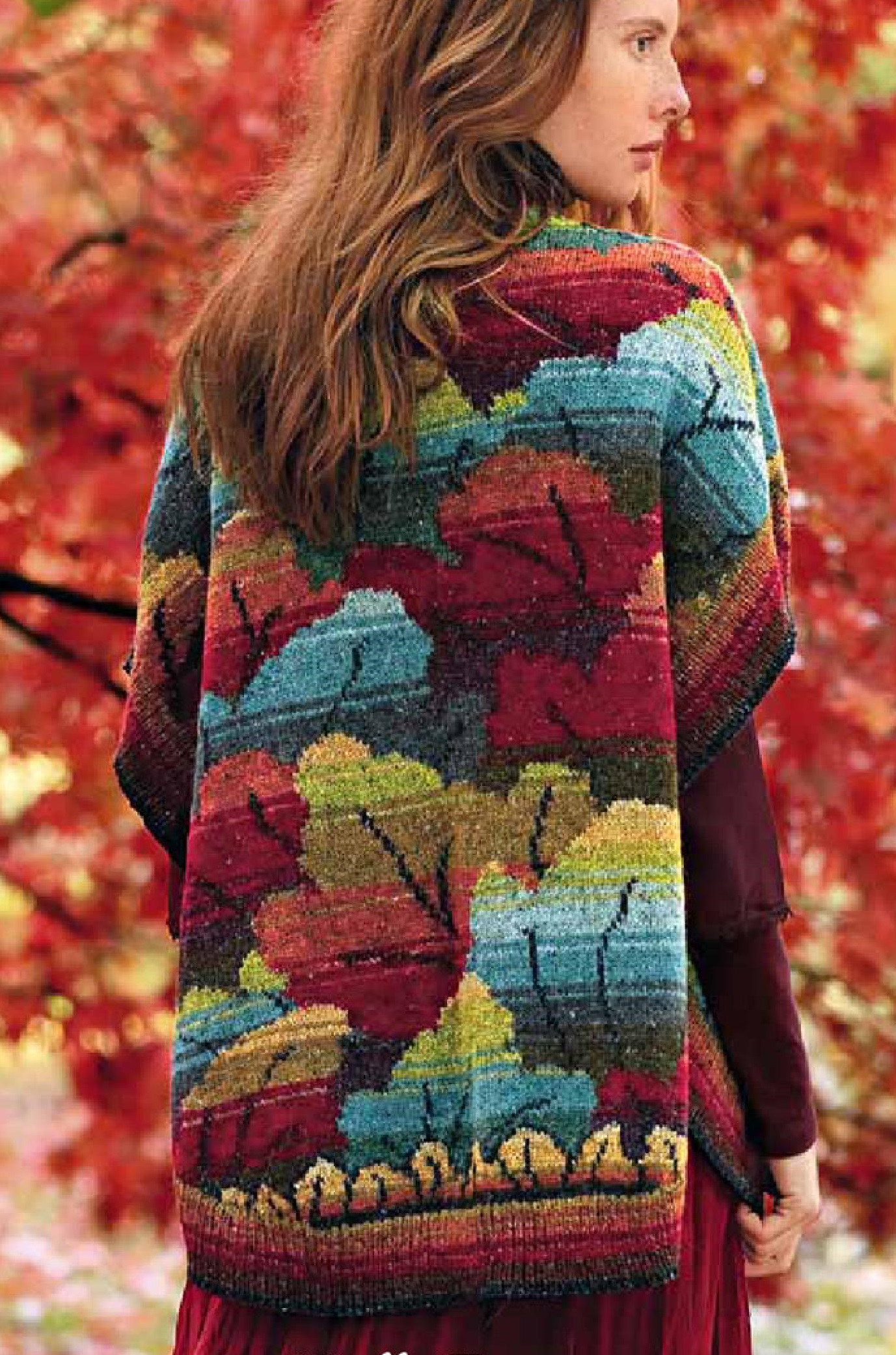 Интарсия — техника многоцветного вязания спицами