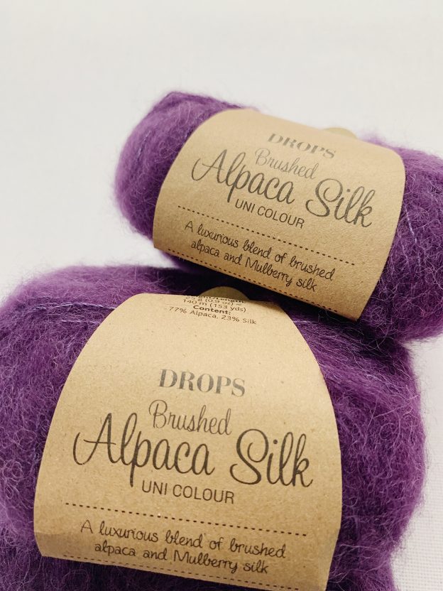 Drops brushed alpaca silk